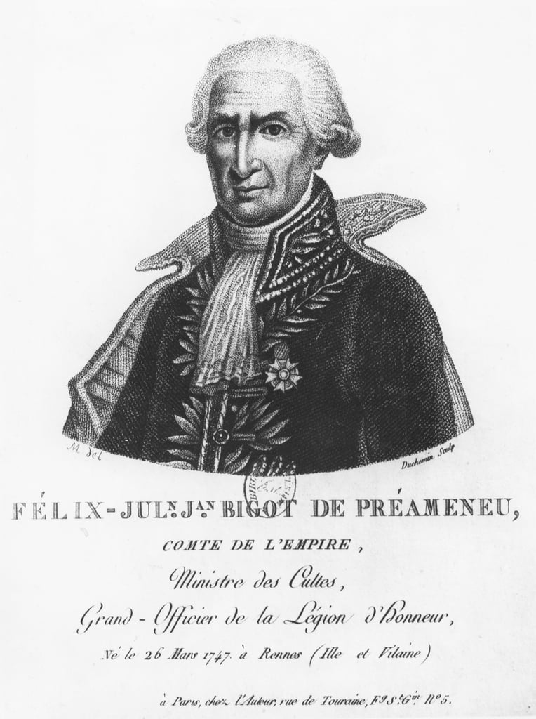 Félix Bigot aus Préameneu von Duchemin Kunstdruck